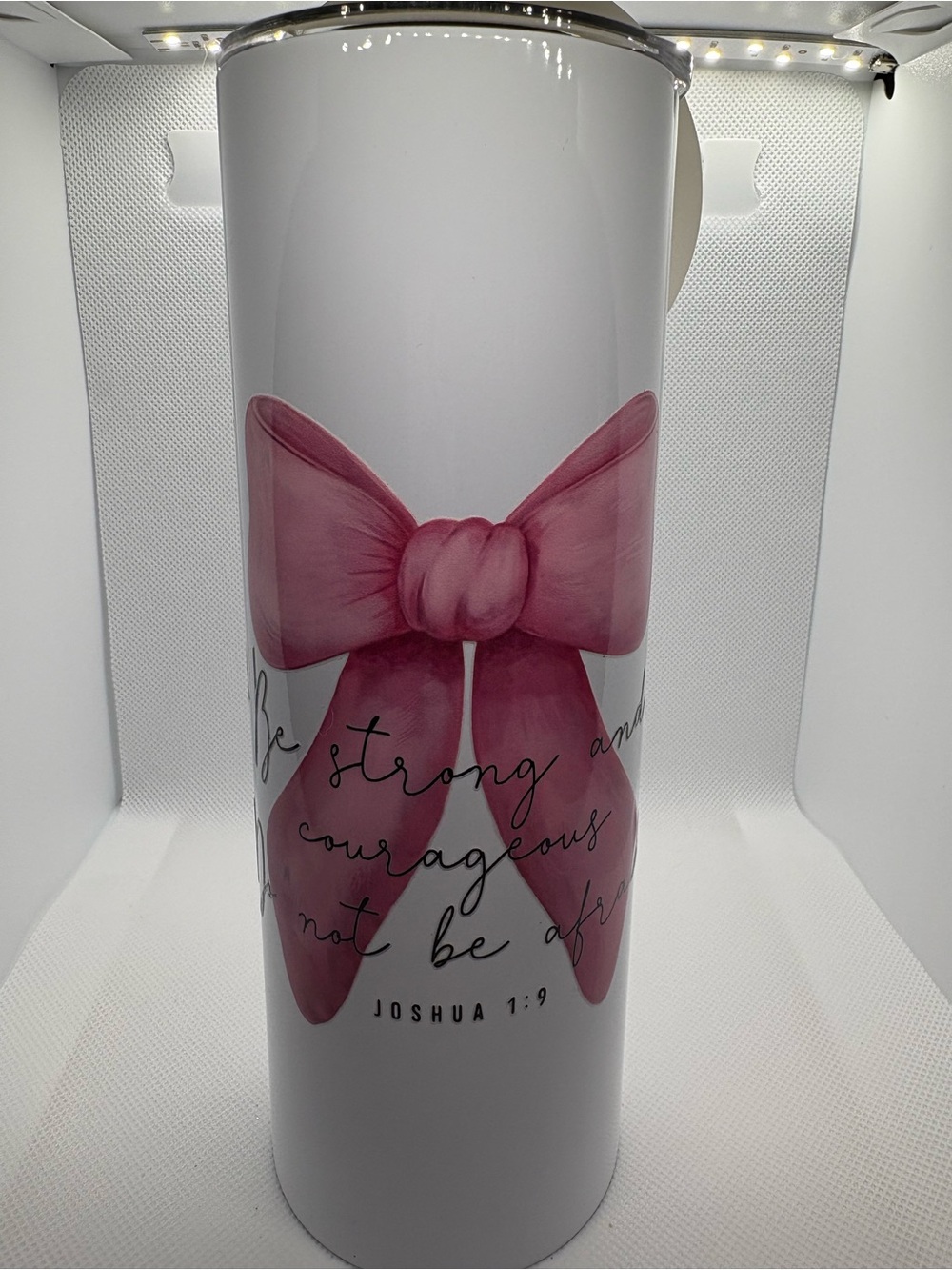 Women Bath & Body Pink Bow Travel Tumbler - Inspirational Design